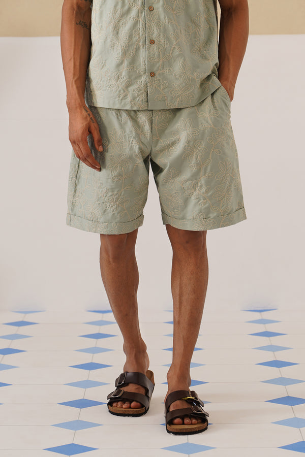 Sage Trails Cotton Shorts
