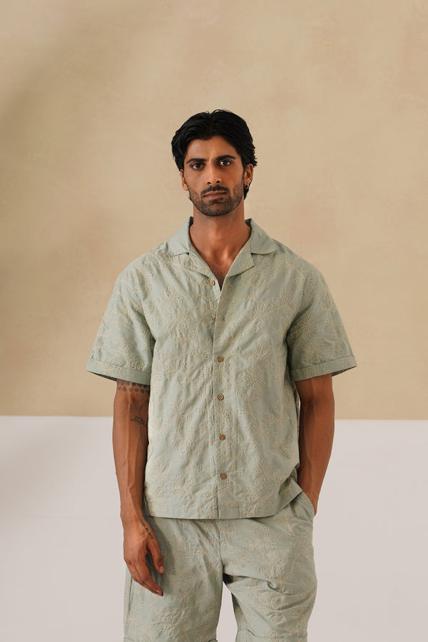 Sage Trails Cotton Shirt