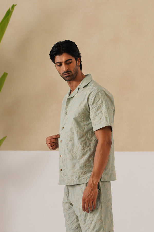 Sage Trails Cotton Shirt