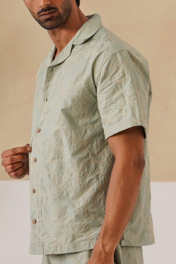 Sage Trails Cotton Shirt