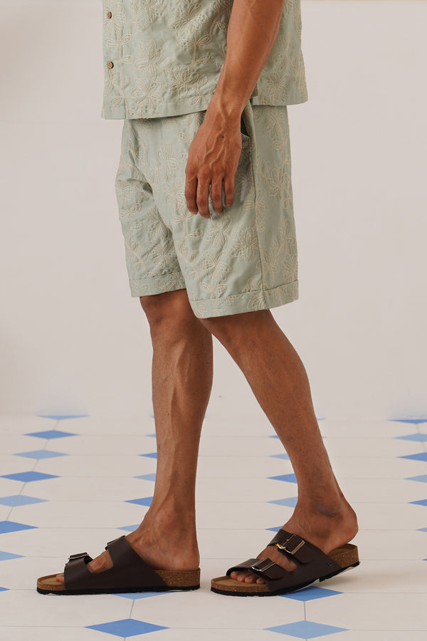 Sage Trails Cotton Shorts