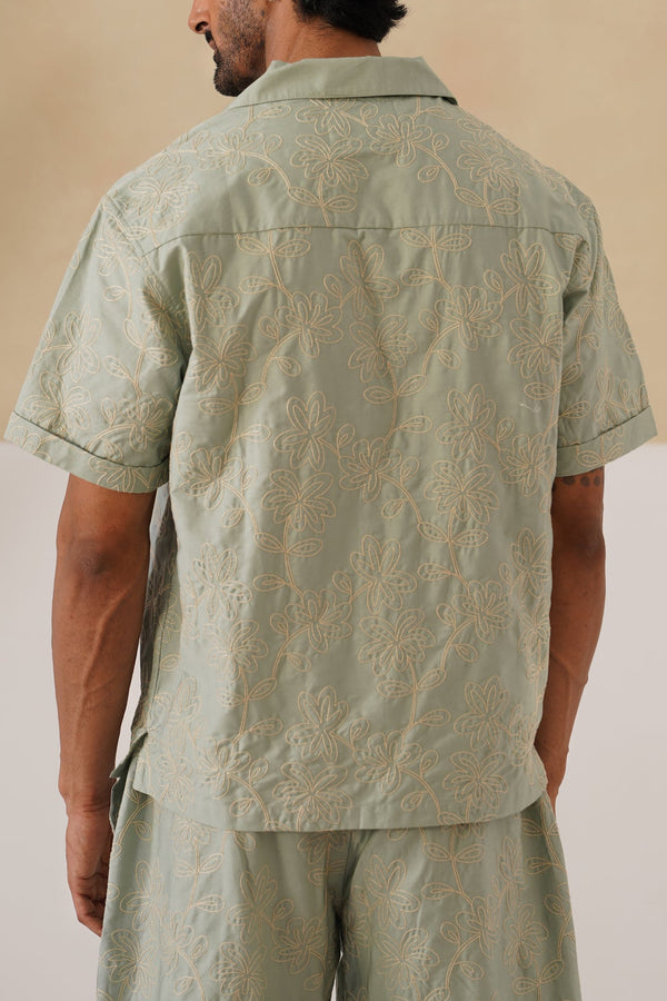 Sage Trails Cotton Shirt