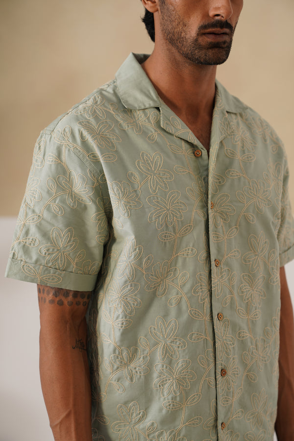 Sage Trails Cotton Shirt