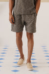 Shady Blooms Cotton Knit Shorts
