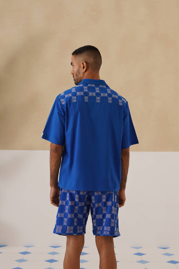 Knotty Krabs (Cotton) Shirt - Deep Sea (Blue)