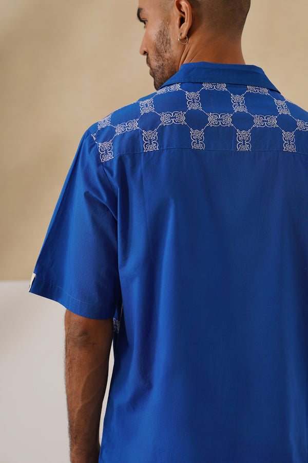 Knotty Krabs (Cotton) Shirt - Deep Sea (Blue)