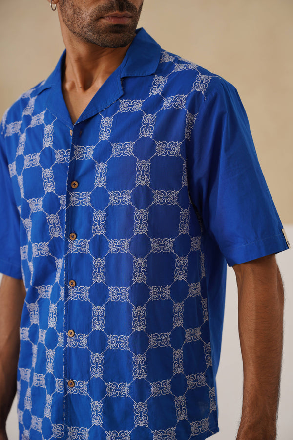 Knotty Krabs (Cotton) Shirt - Deep Sea (Blue)