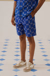 Knotty Krabs (Cotton) Shorts - Deep Sea (Blue)