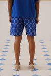 Knotty Krabs (Cotton) Shorts - Deep Sea (Blue)