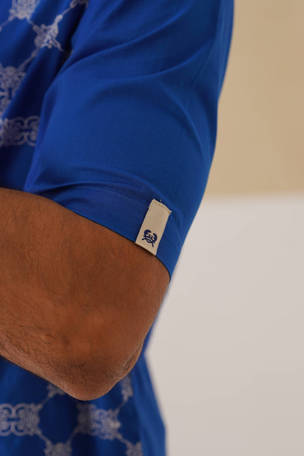 Knotty Krabs (Cotton) Co-ord Set - Deep Sea (Blue)