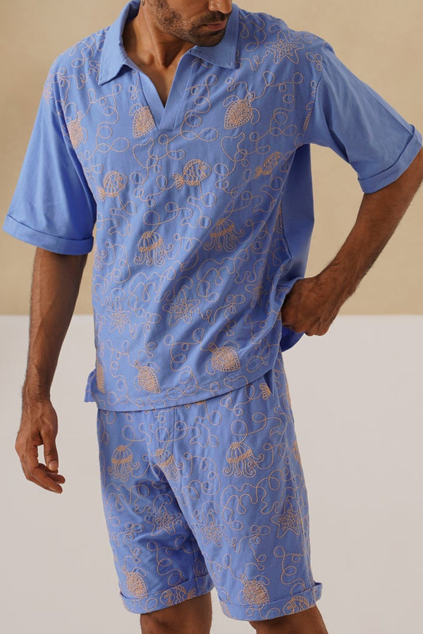 Reef Rider Cotton Knit Co-ord Set