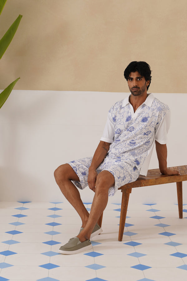 Reef Rider Cotton Knit Co-ord Set