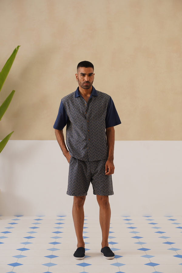 Midnight Current Cotton Co-ord Set