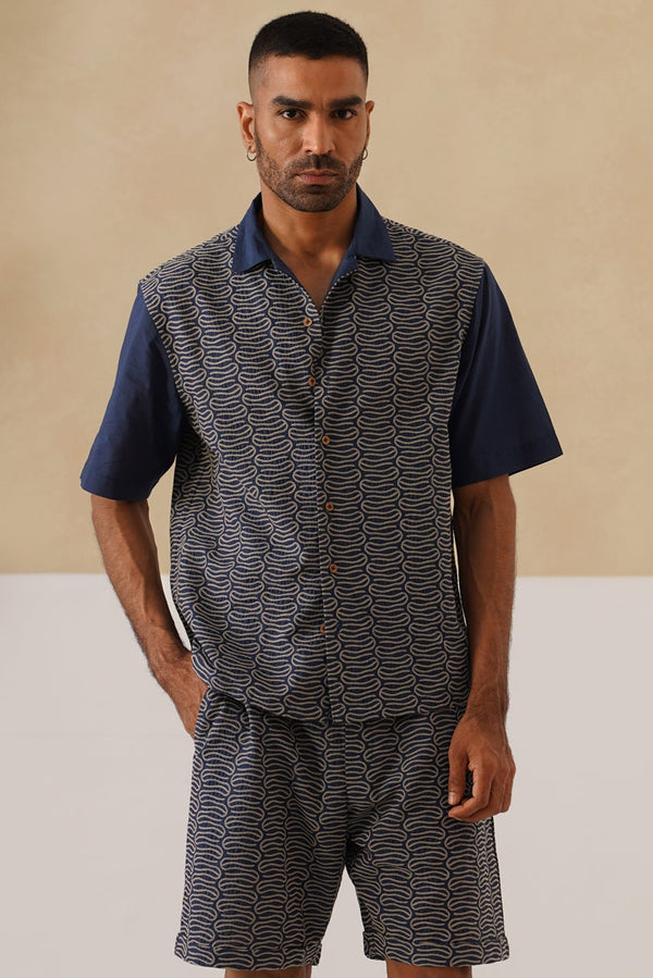 Midnight Current Cotton Co-ord Set