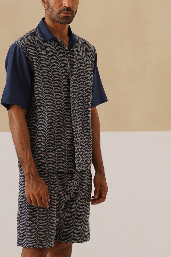 Midnight Current Cotton Co-ord Set