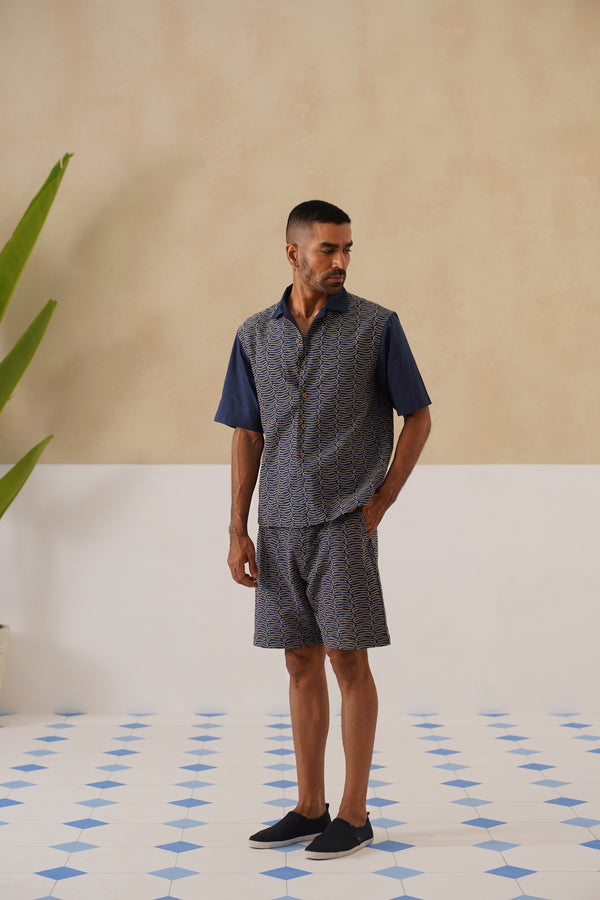 Midnight Current Cotton Co-ord Set