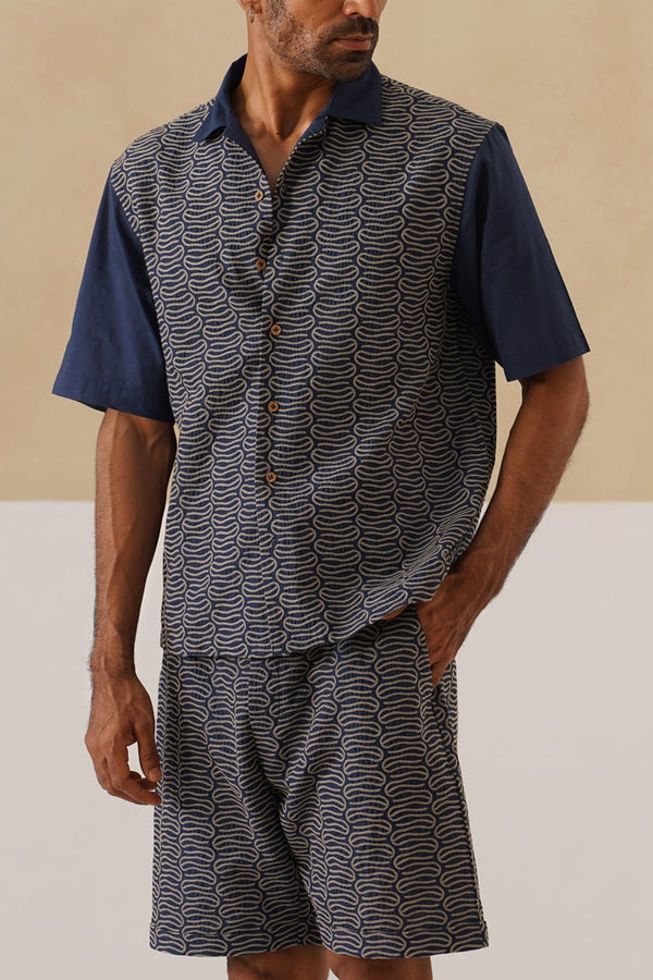 Midnight Current Cotton Co-ord Set