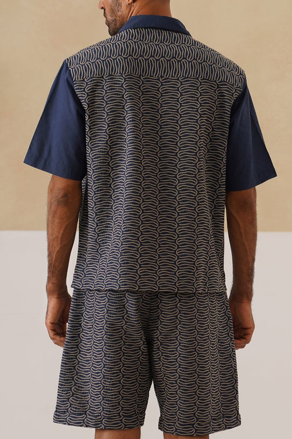 Midnight Current Cotton Co-ord Set