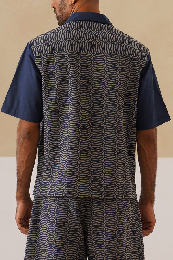 Midnight Current Cotton Shirt