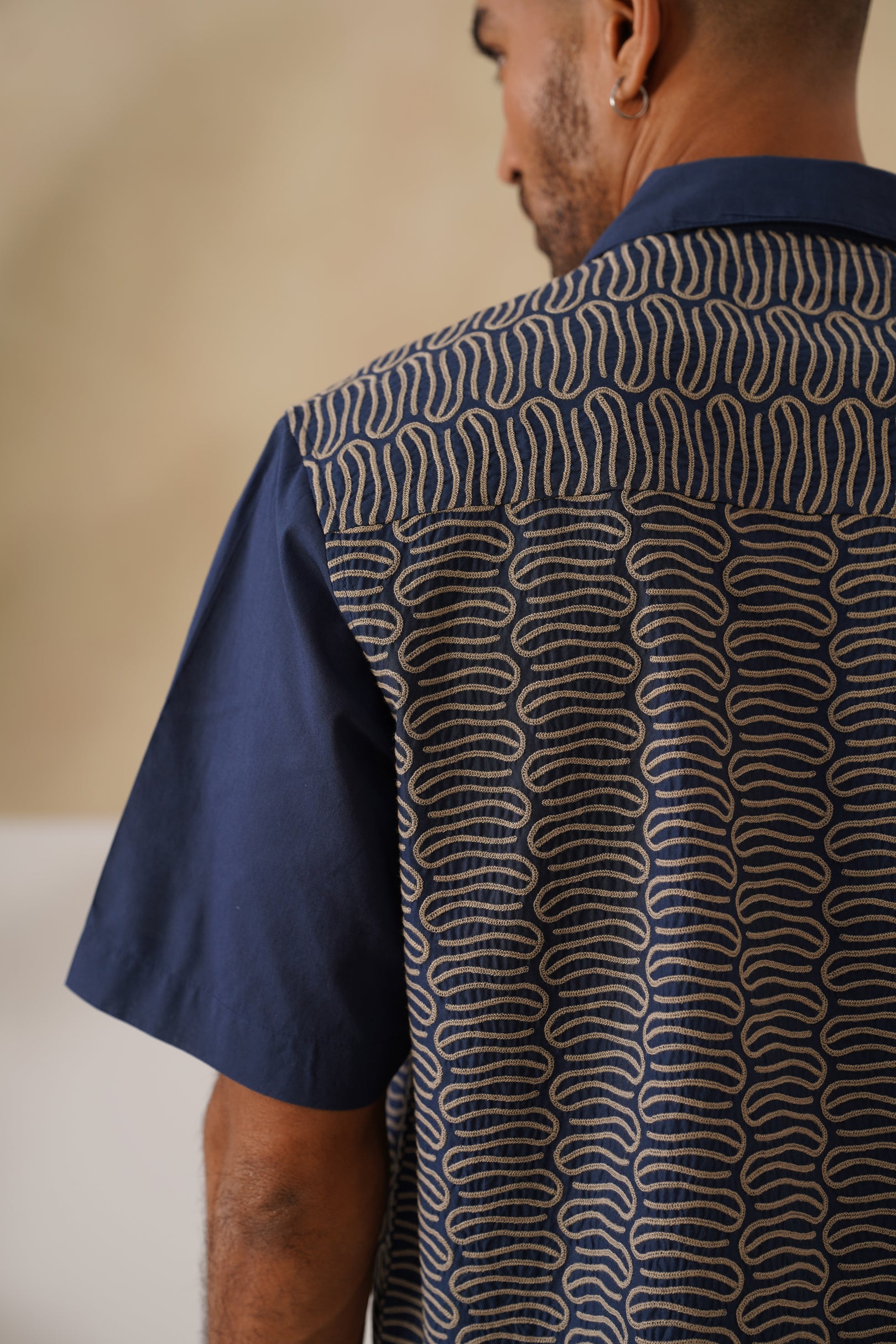 Midnight Current Cotton Shirt