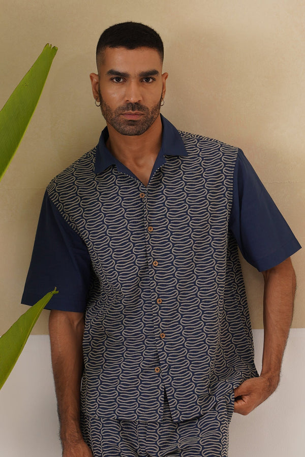 Midnight Current Cotton Shirt