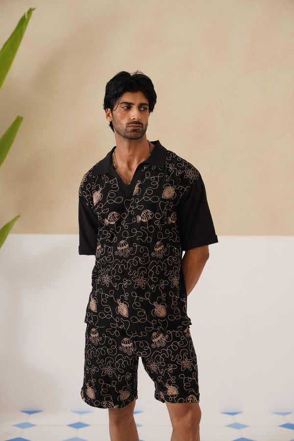 Reef Rider Cotton Knit Co-ord Set