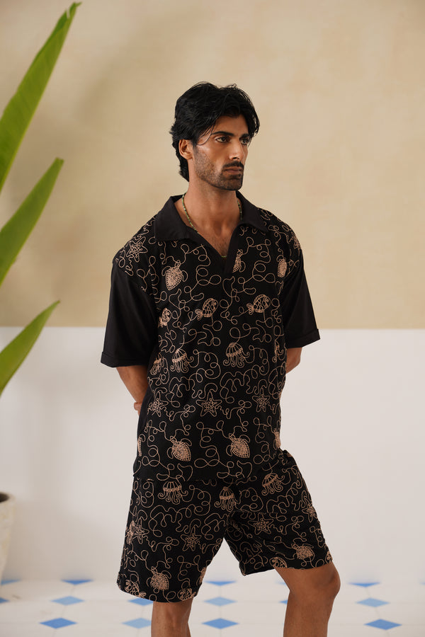 Reef Rider Cotton Knit Co-ord Set