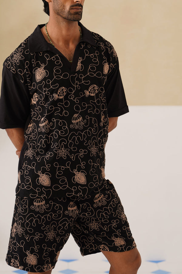 Reef Rider Cotton Knit Co-ord Set