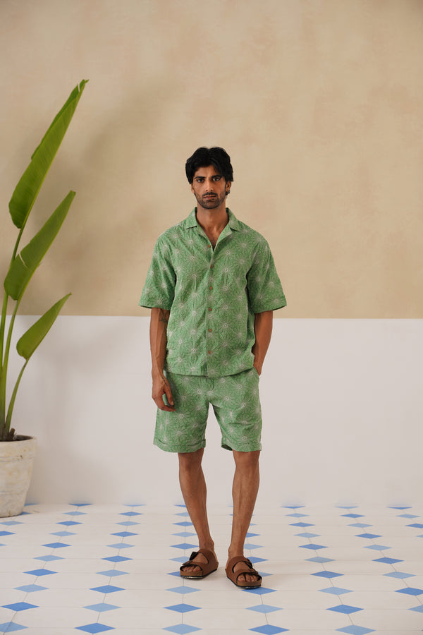 Solar Bloom Cotton Co-ord Set