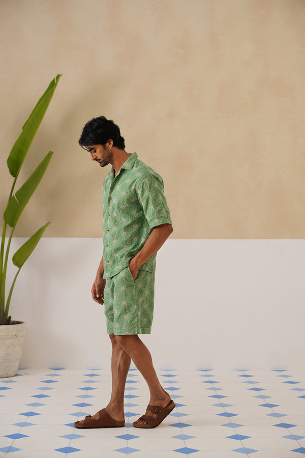 Solar Bloom Cotton Co-ord Set