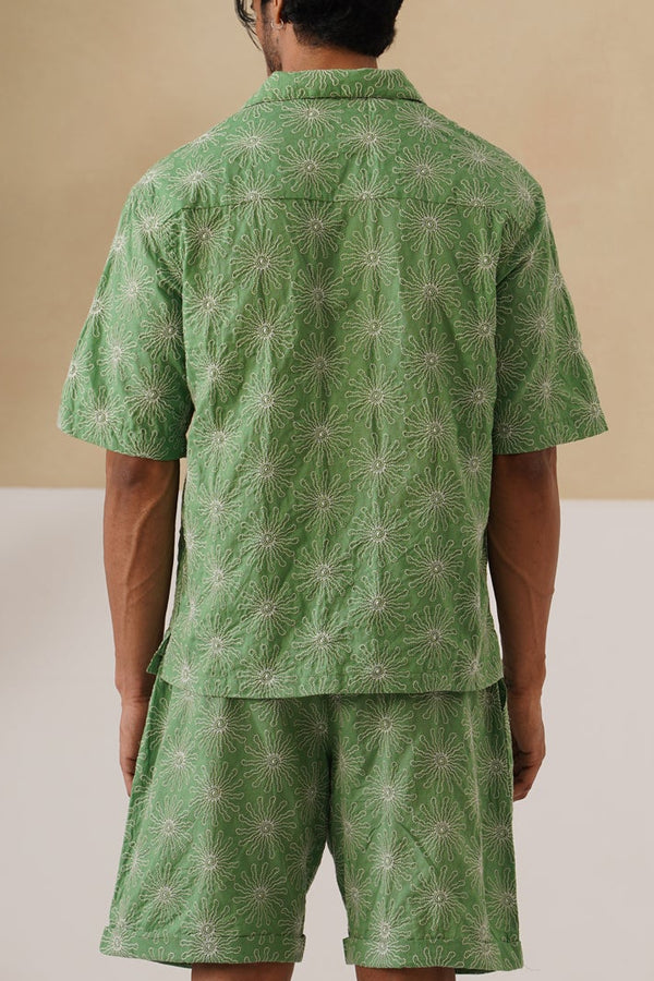 Solar Bloom Cotton Shirt