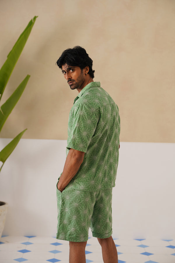 Solar Bloom Cotton Shirt