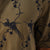 Plume & Bloom Cotton Linen Shirt (Olive Green with Navy Embroidery)