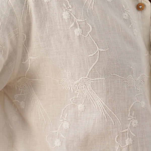 Plume & Bloom Cotton Linen Shirt