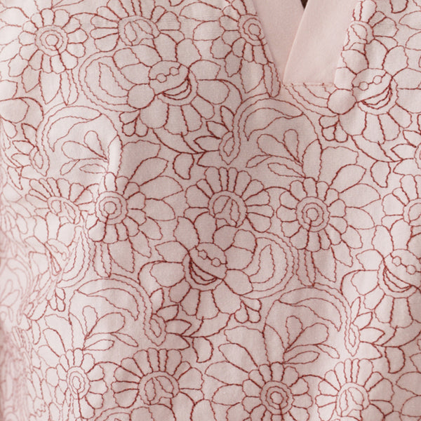 Shady Blooms Cotton Knit T-Shirt (Yellow)