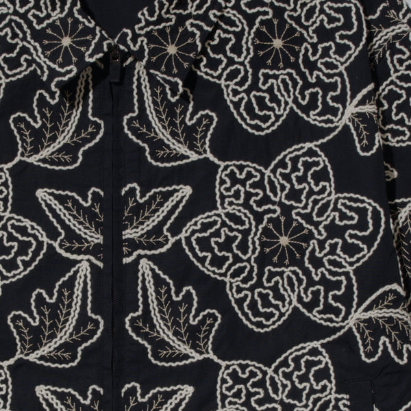 Winter Fern Shacket with Zipper