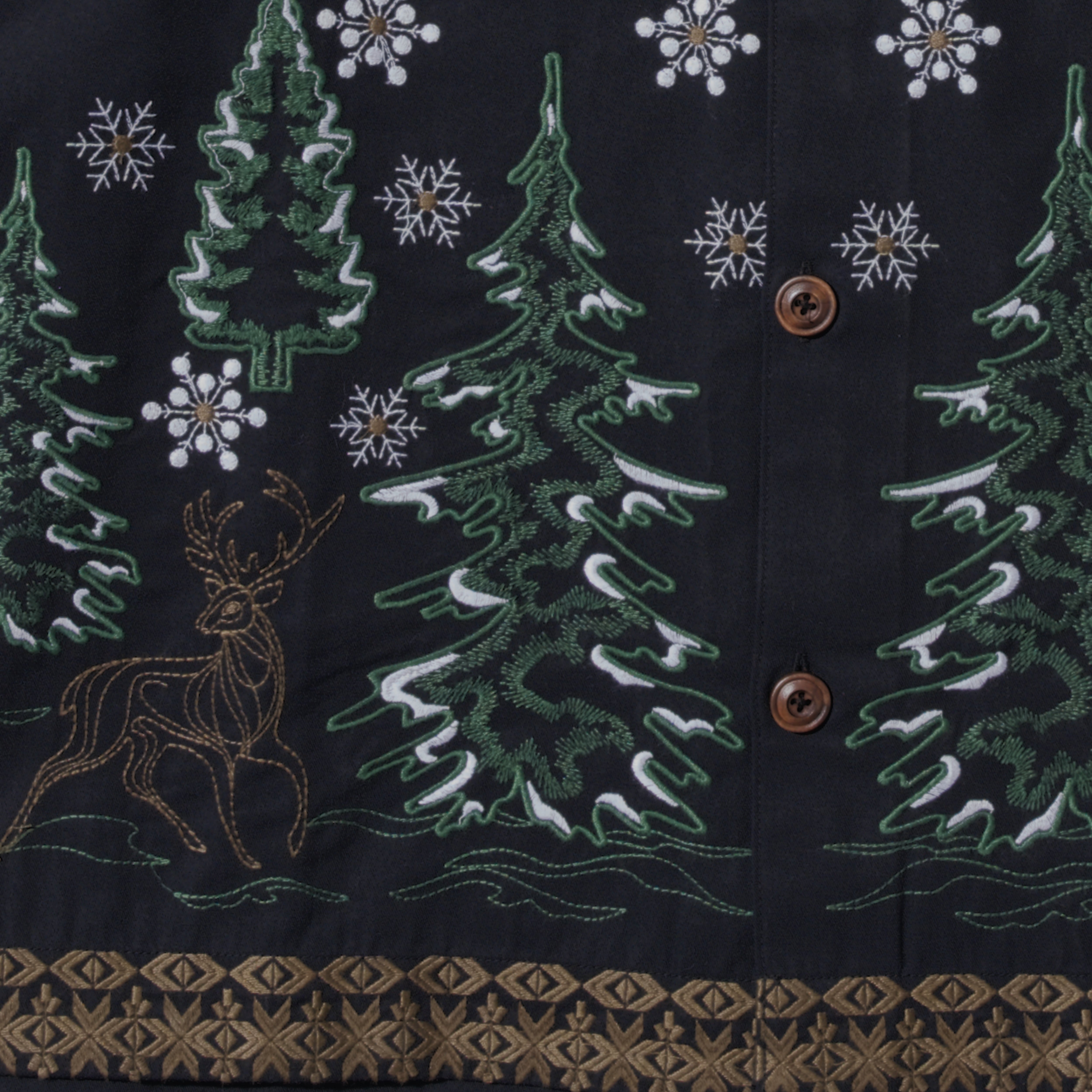Evergreen Pines Oversized Shacket
