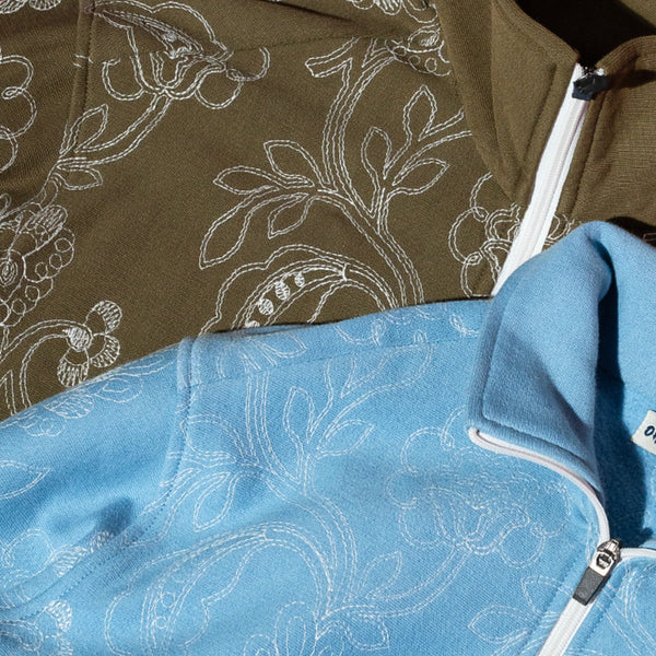 Winter Bloom Fleece Jacket (Olive Moss)