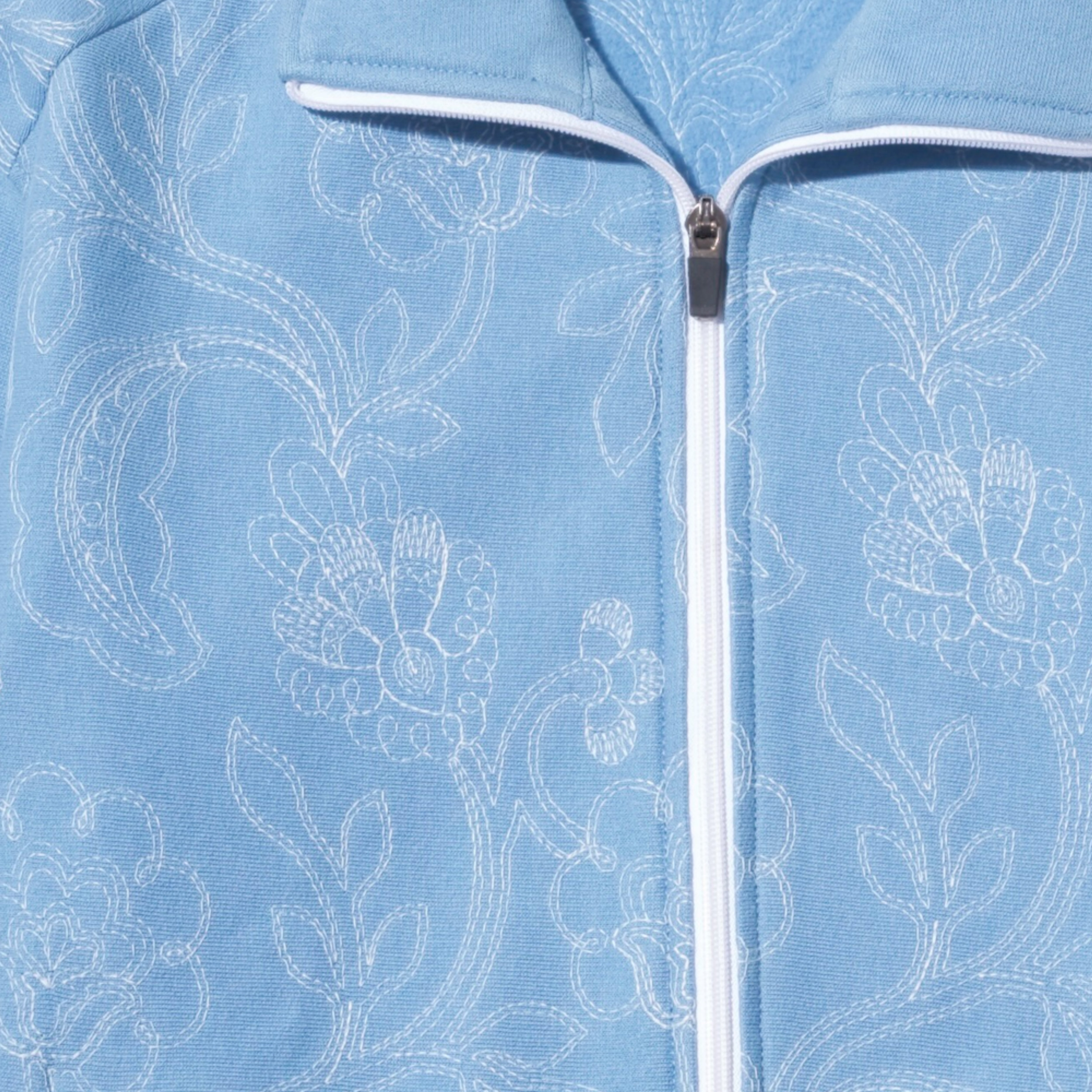 Winter Bloom Fleece Jacket (Frost Blue)