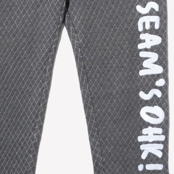 This Seam’s OHK! Quilted Pyjamas (Storm Grey Grid)