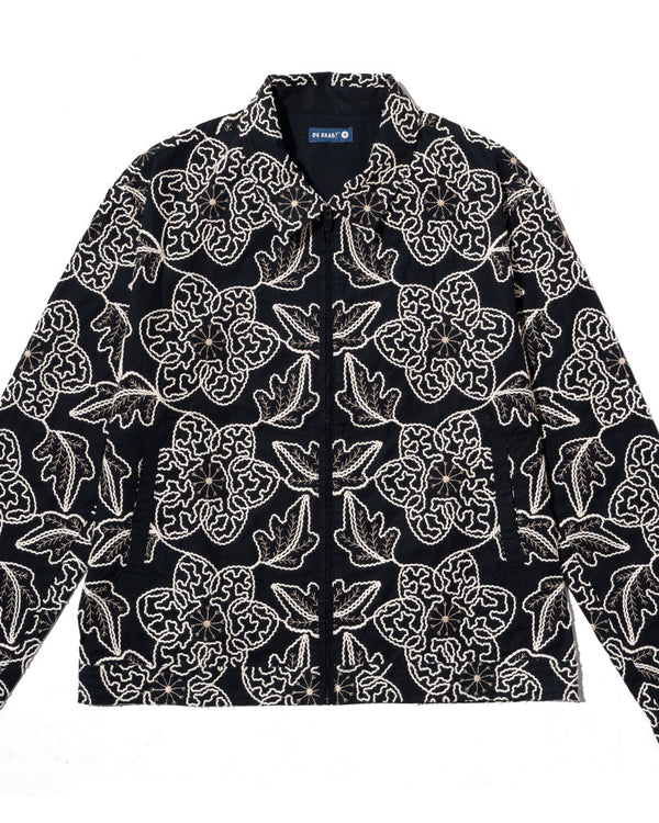 Winter Fern Shacket with Zipper