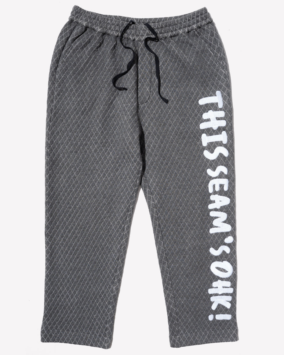 This Seam’s OHK! Quilted Pyjamas (Black Grid)