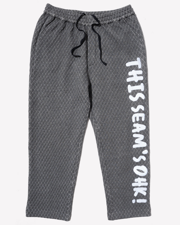 This Seam’s OHK! Quilted Pyjamas (Storm Grey Grid)