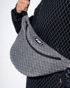 Ohk! Grid Quilted Fanny Pack (Black Grid)