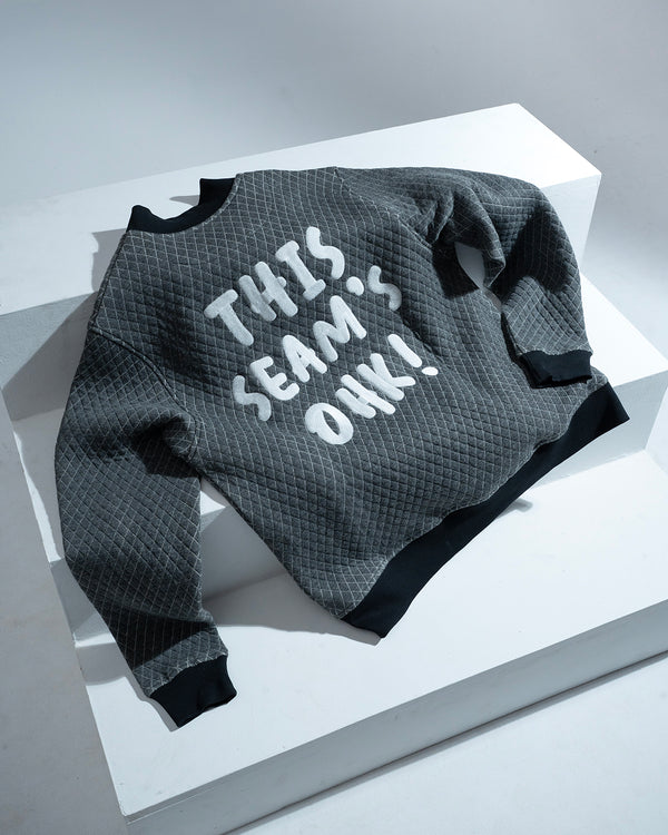 This Seam’s OHK! Quilted Jacket (Storm Grey Grid)