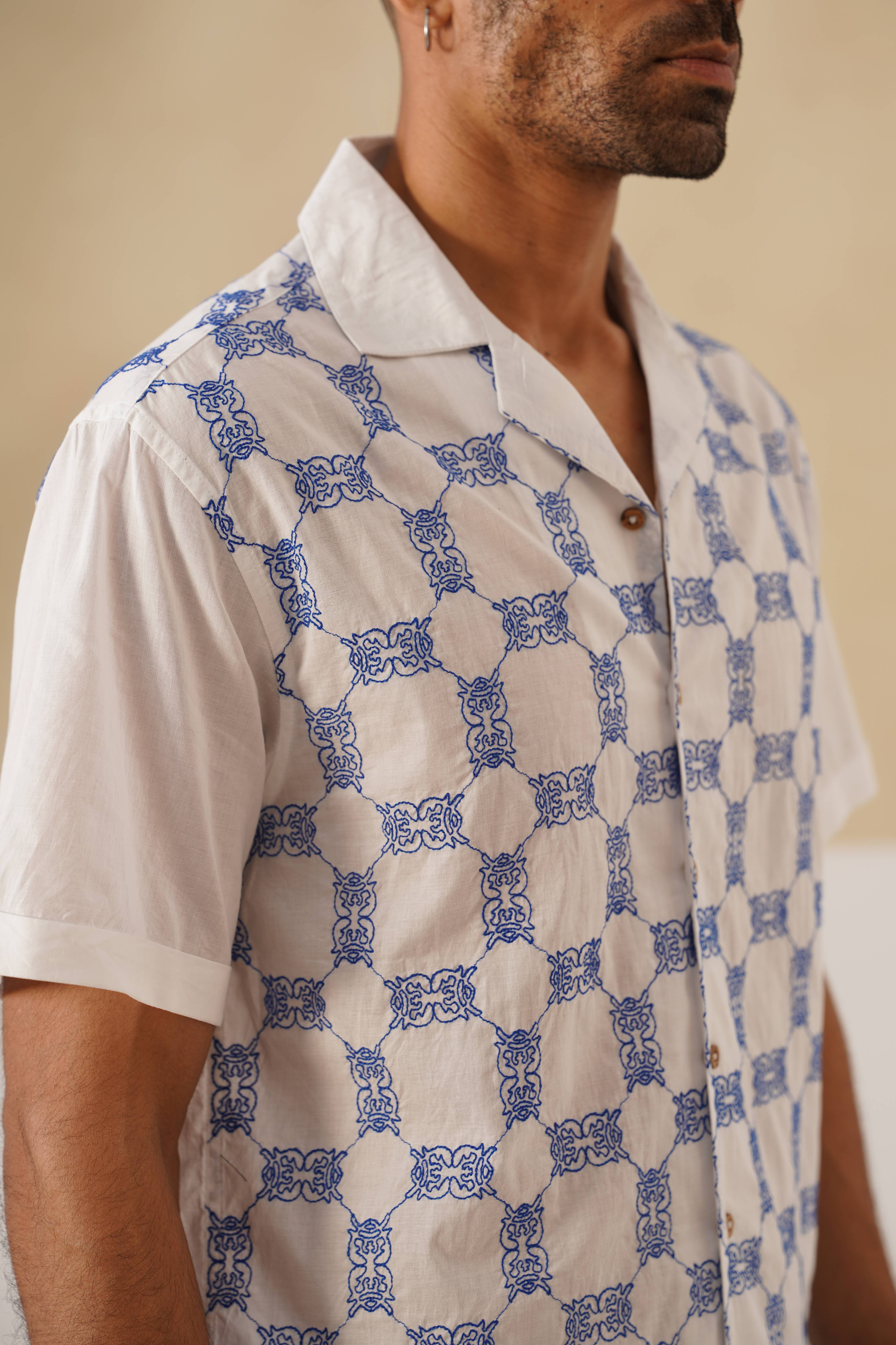 Knotty Krabs (Cotton) Shirt - Salt (White)