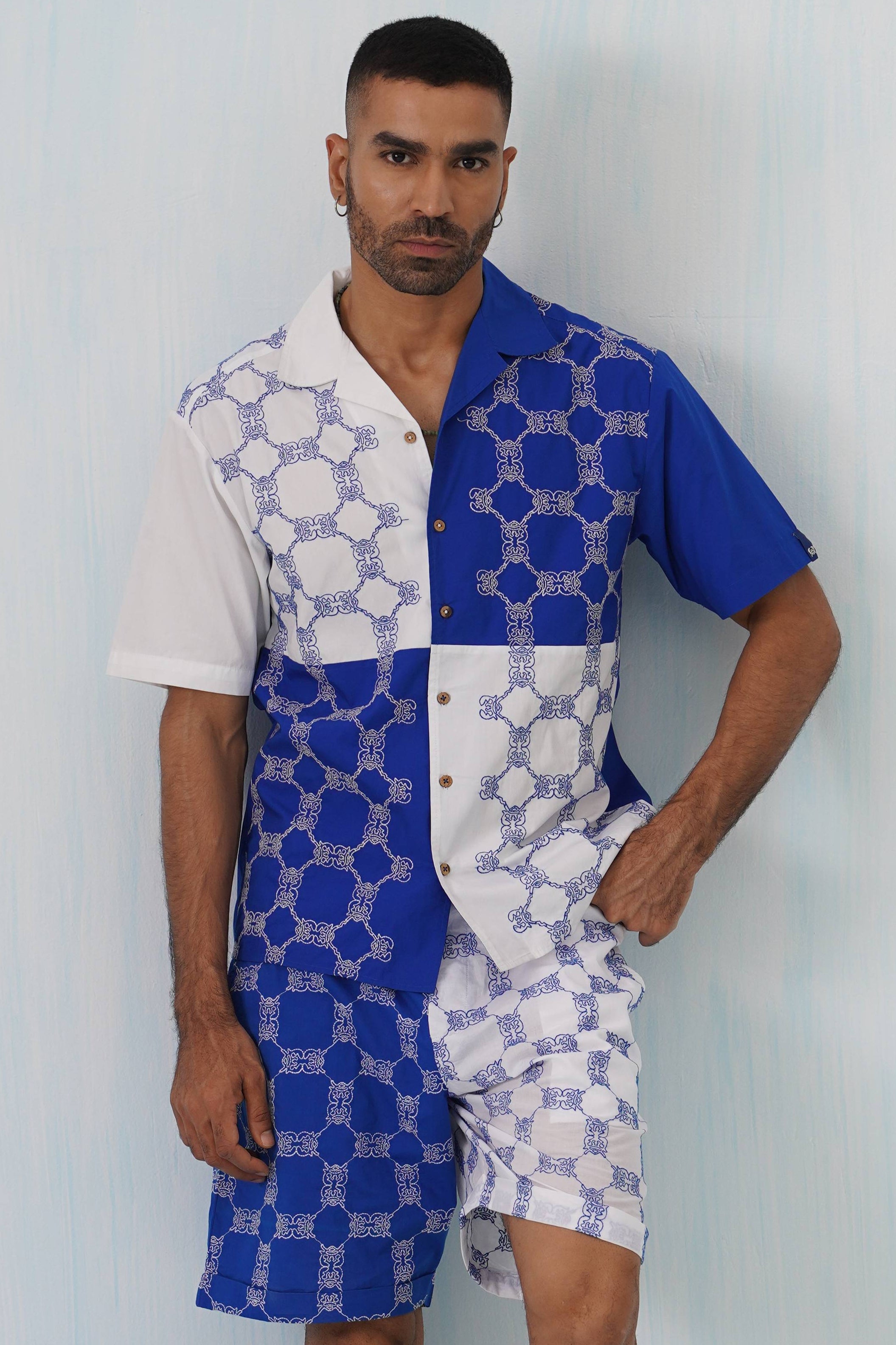 Knotty Krabs (Cotton) Co-ord Set - Surf & Foam
