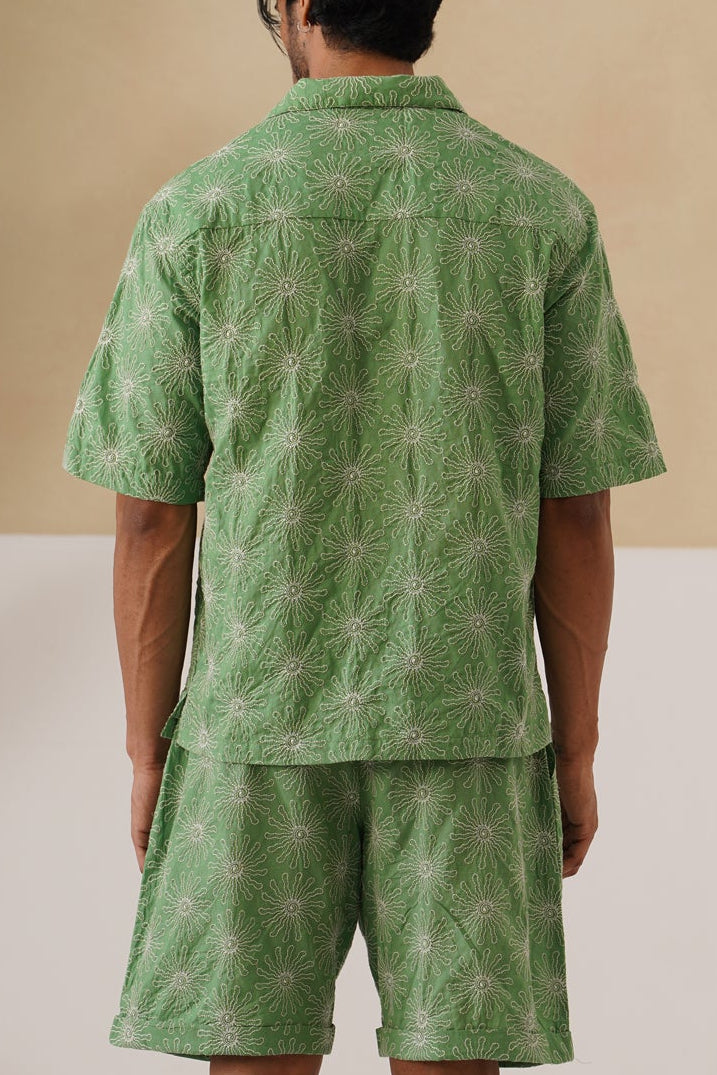 Solar Bloom Cotton Shirt