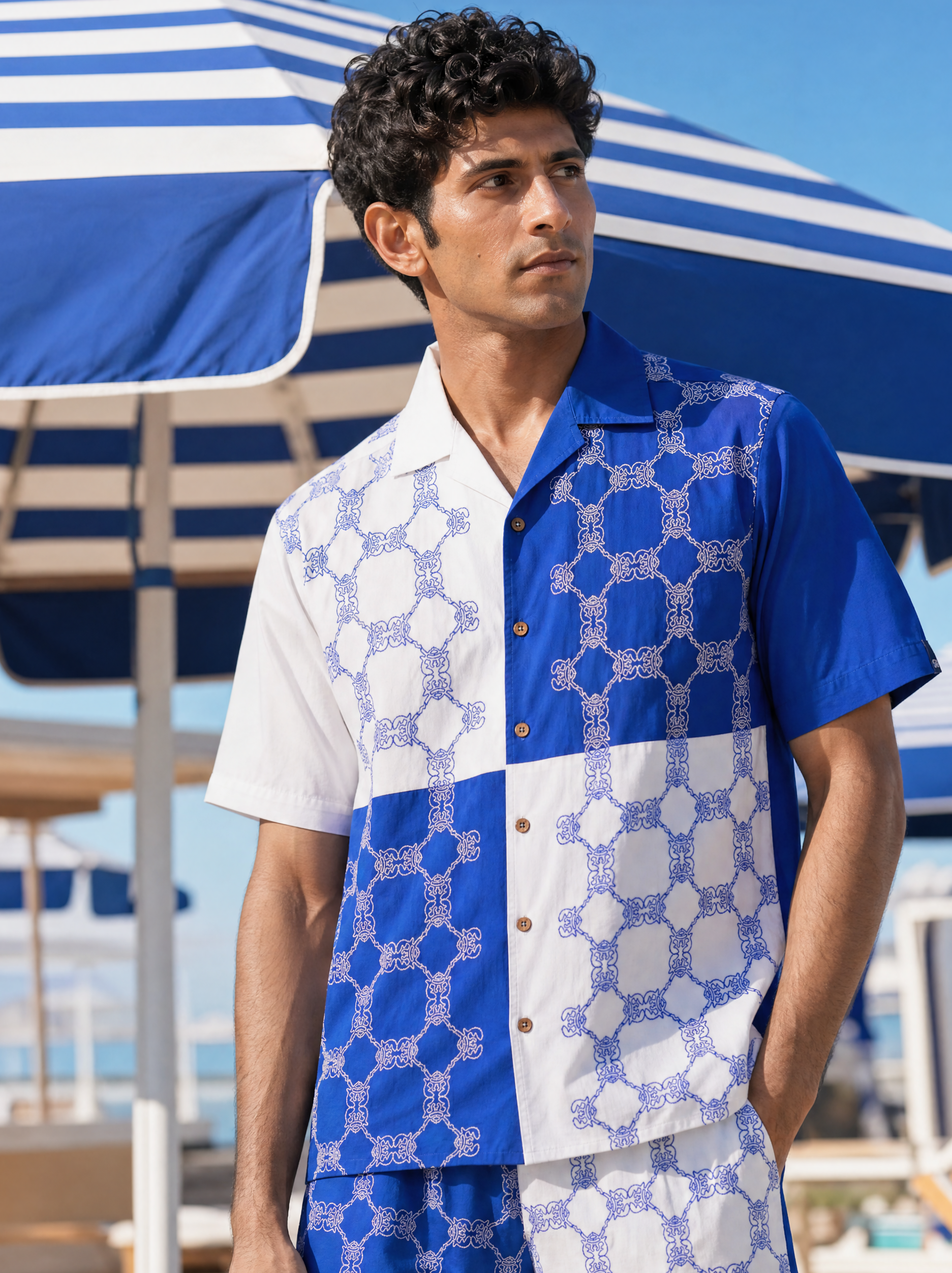 Knotty Krabs (Cotton) Shirt - Surf & Foam