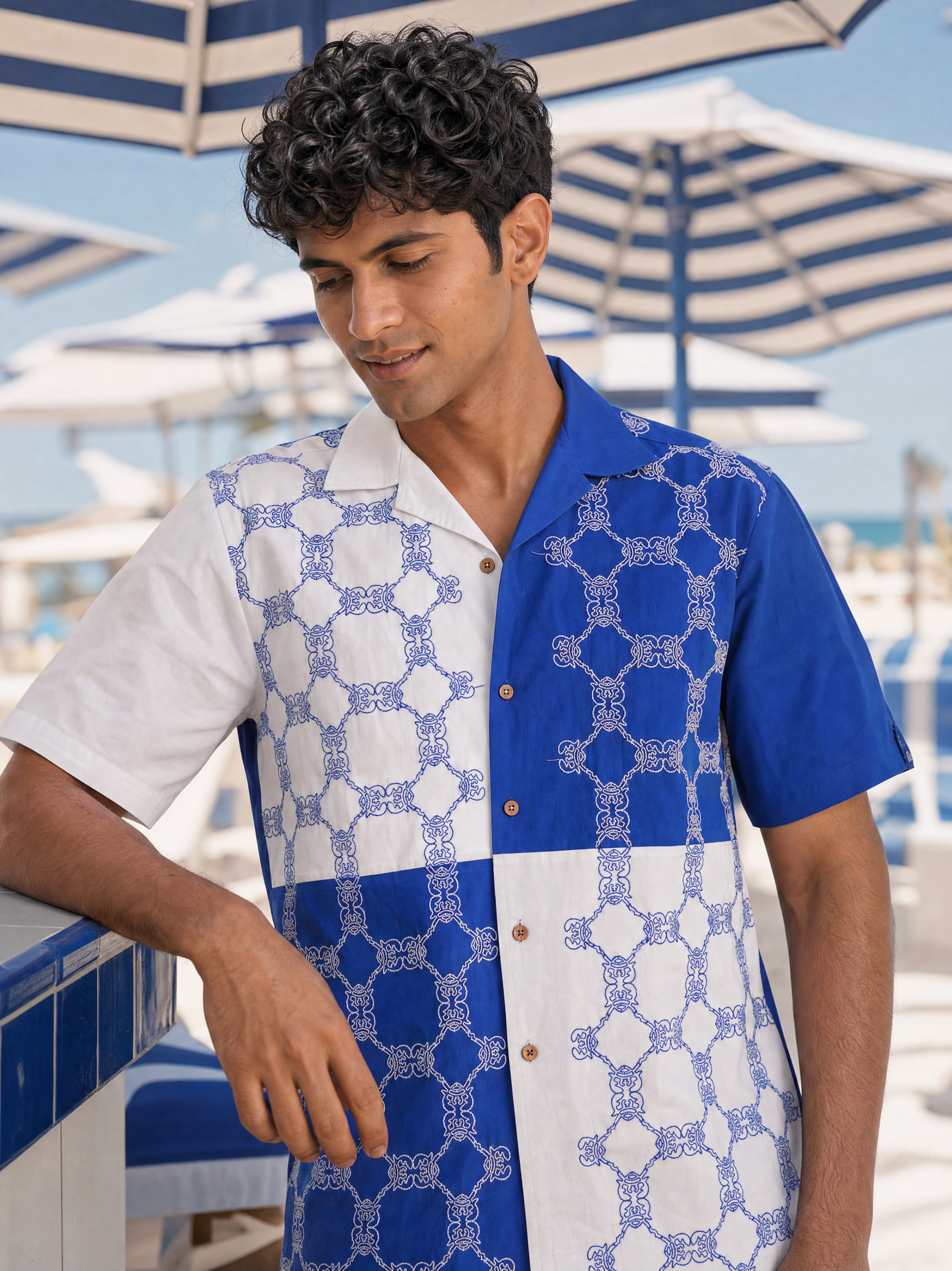Knotty Krabs (Cotton) Co-ord Set - Surf & Foam